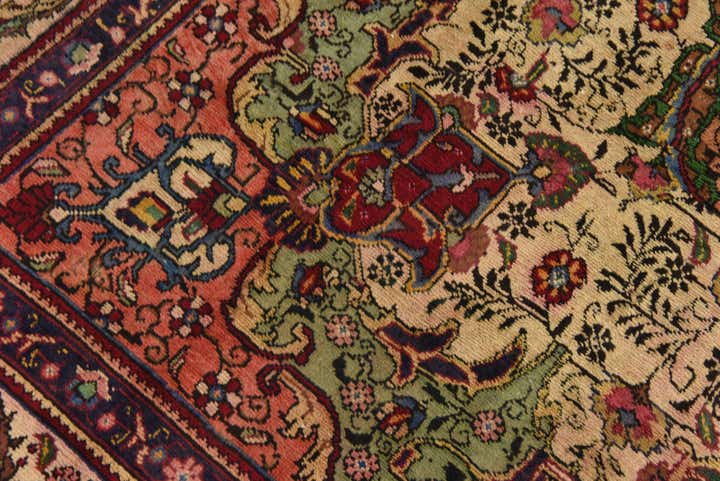 8' 2 x 9' 7 Hand Knotted Tabriz Persian Wool Rug