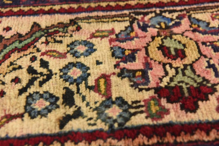 Detail image of 8' 2 x 9' 7 Hand Knotted Tabriz Persian Wool Rug