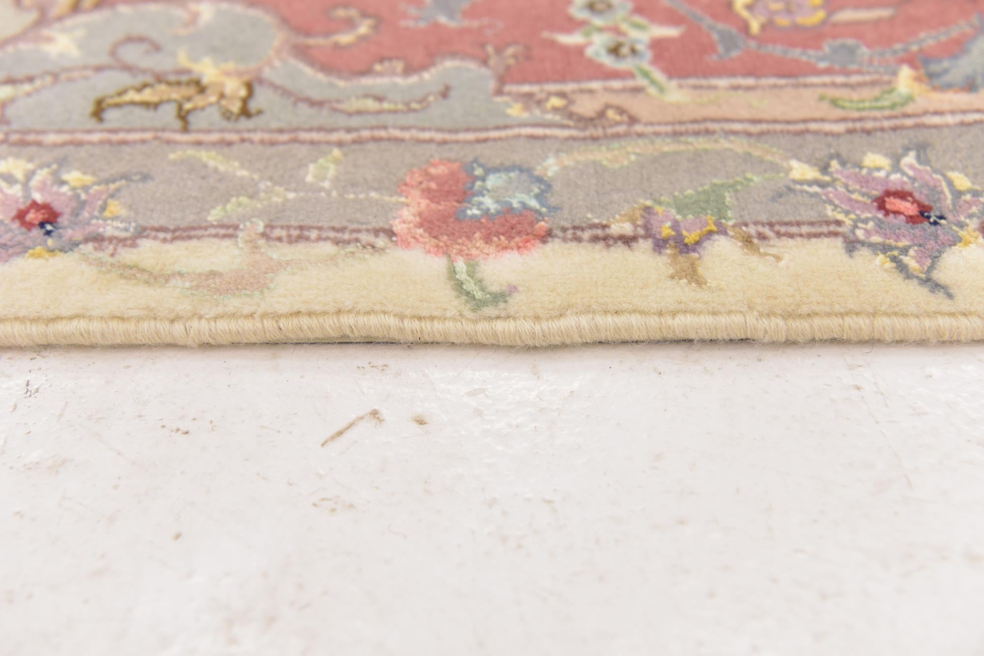 6' 8 x 9' 8 Hand Knotted Tabriz Persian Rug