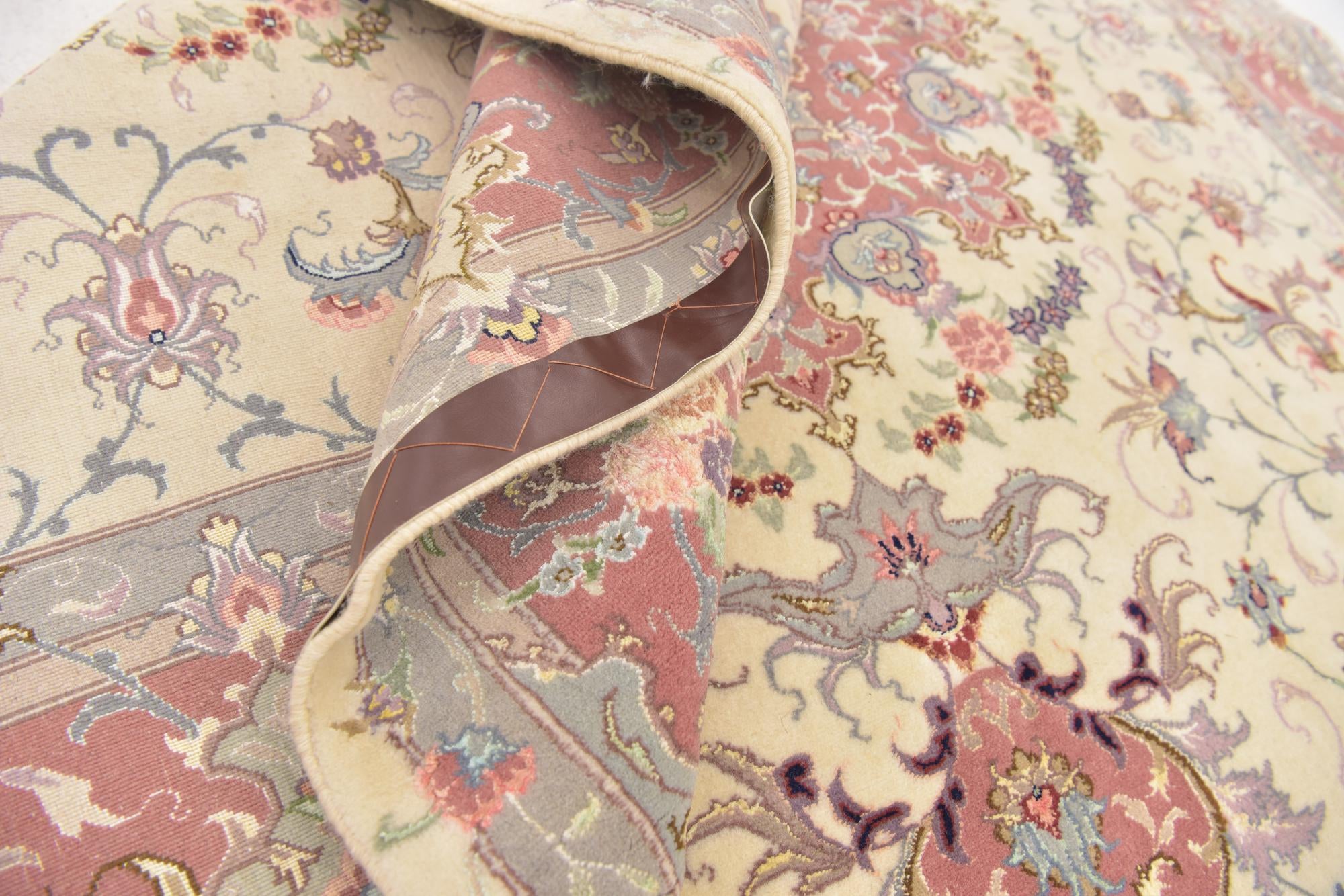 6' 8 x 9' 8 Hand Knotted Tabriz Persian Rug
