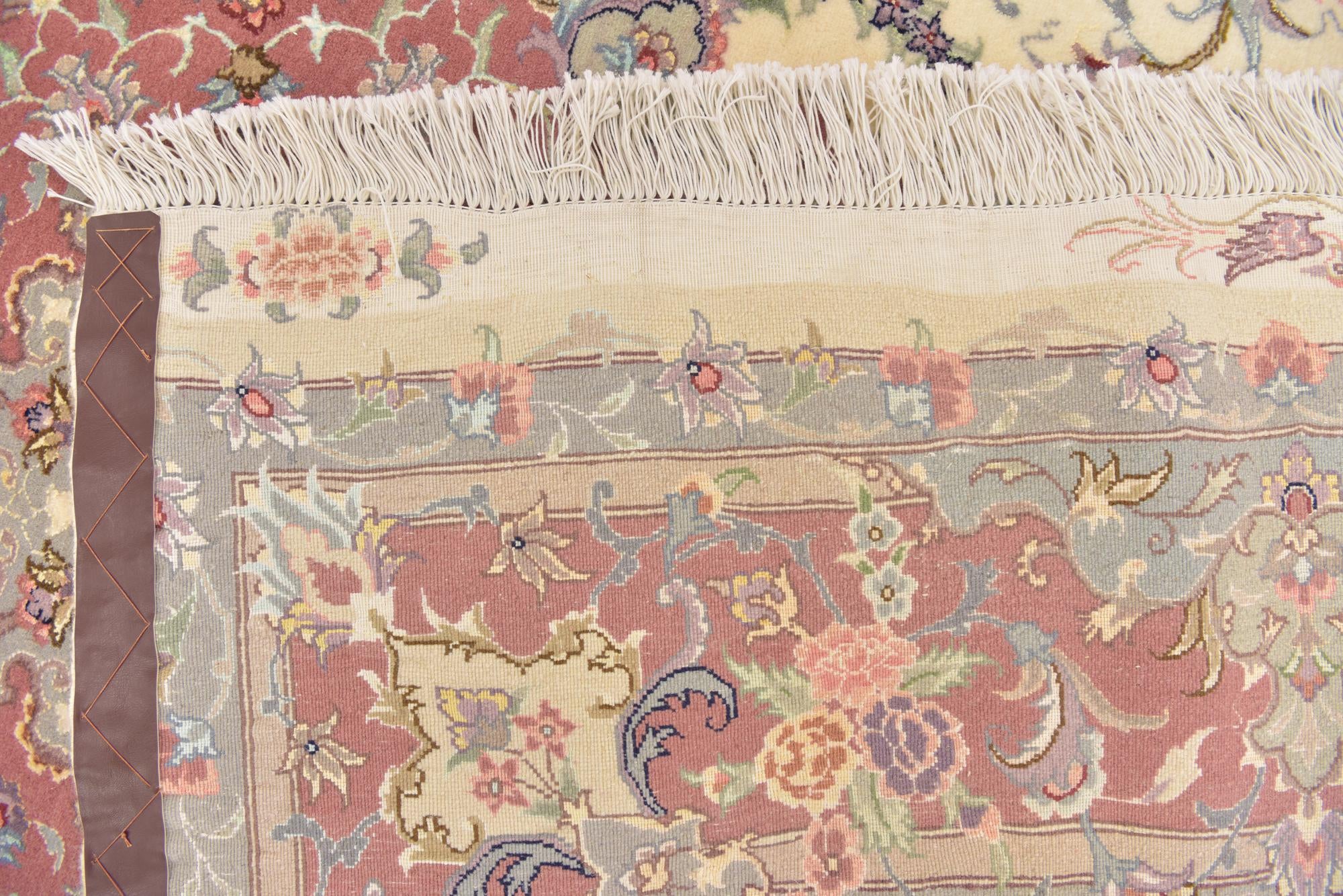 6' 8 x 9' 8 Hand Knotted Tabriz Persian Rug
