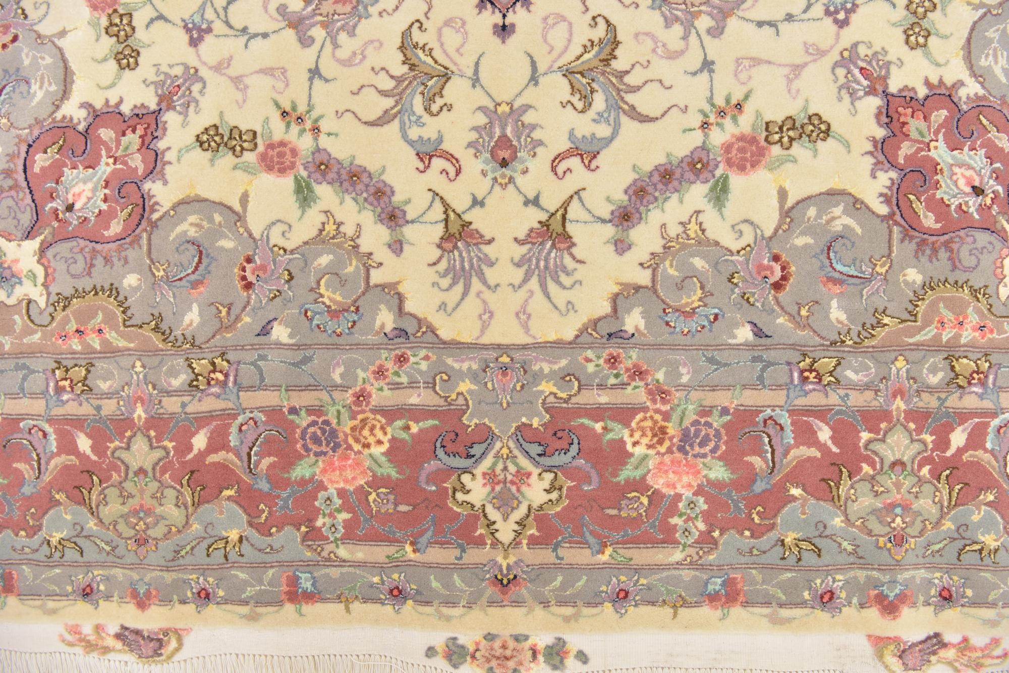 6' 8 x 9' 8 Hand Knotted Tabriz Persian Rug