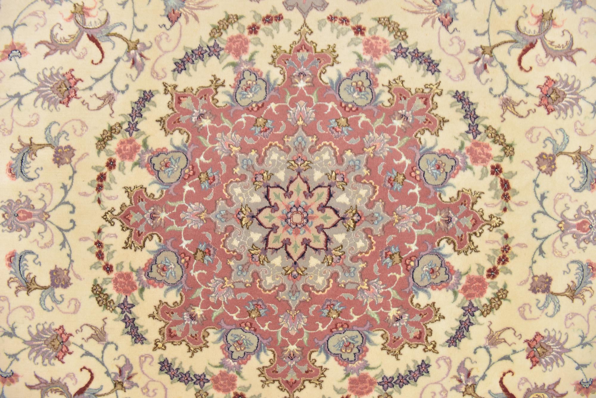 6' 8 x 9' 8 Hand Knotted Tabriz Persian Rug