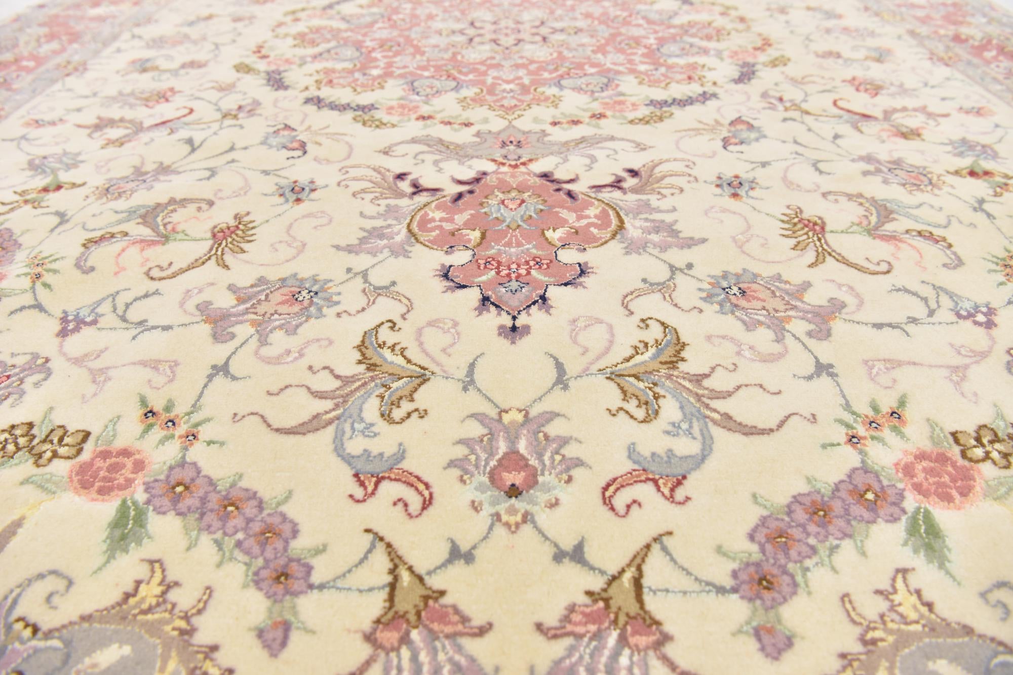 6' 8 x 9' 8 Hand Knotted Tabriz Persian Rug