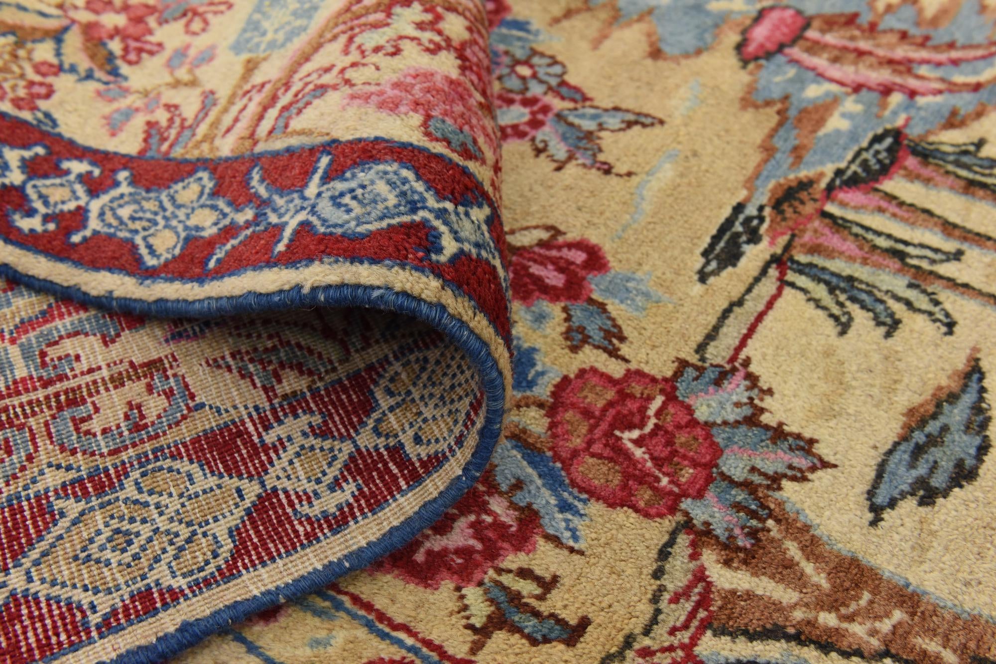 11' x 12' 7 Hand Knotted Tabriz Persian Wool Rug