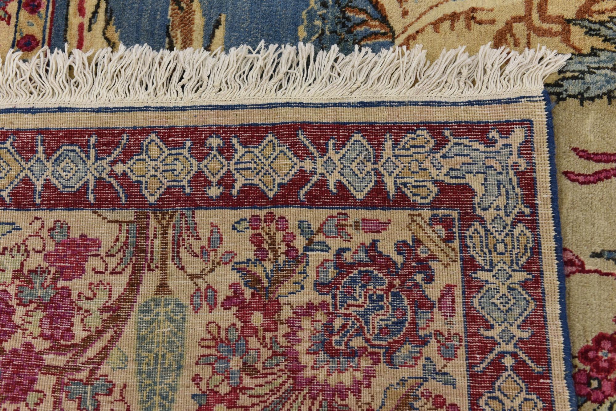 11' x 12' 7 Hand Knotted Tabriz Persian Wool Rug