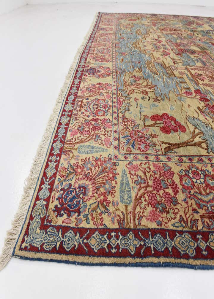 11' x 12' 7 Hand Knotted Tabriz Persian Wool Rug
