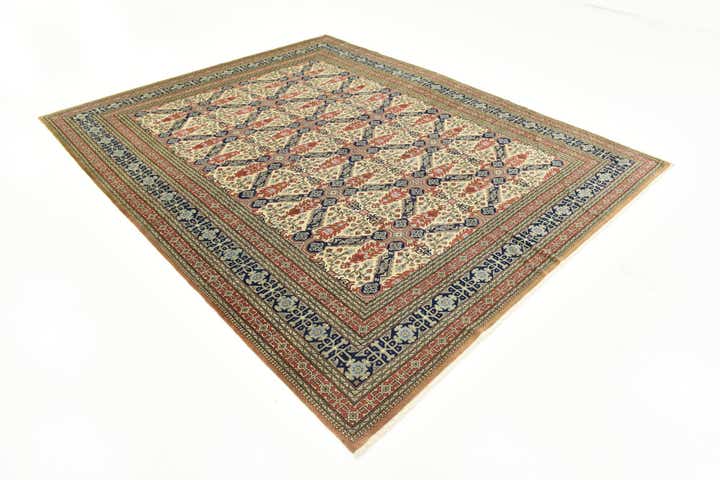 7' 8 x 9' 6 Hand Knotted Tabriz Persian Rug