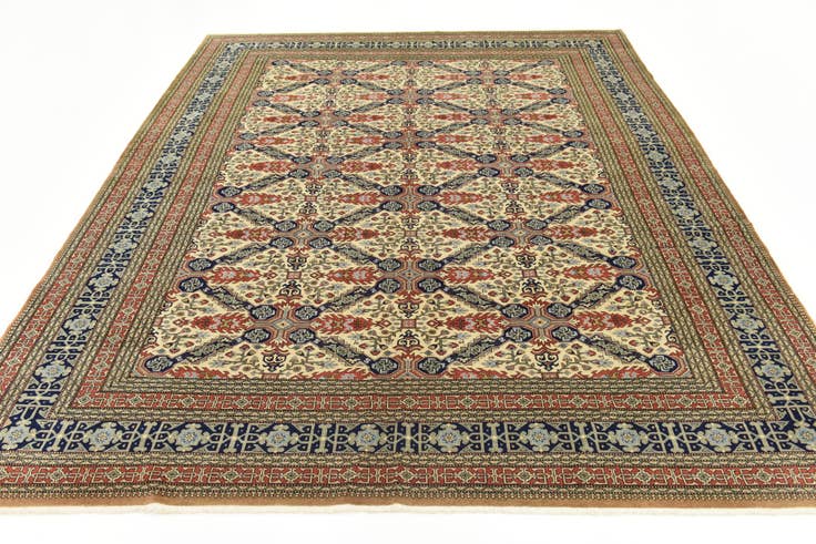 Detail image of 7' 8 x 9' 6 Hand Knotted Tabriz Persian Rug