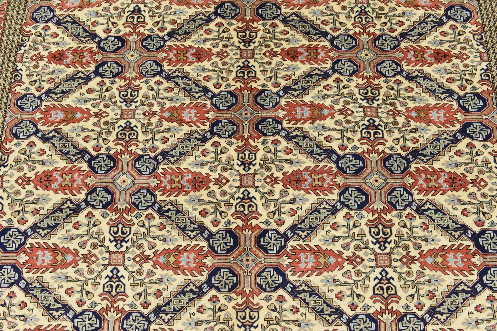 7' 8 x 9' 6 Hand Knotted Tabriz Persian Rug