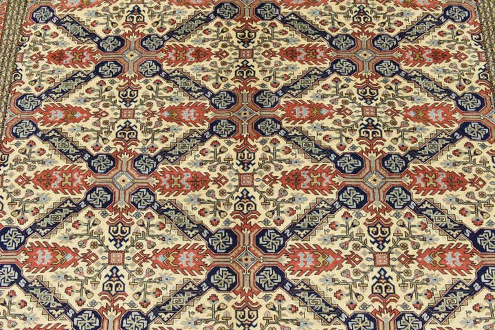 7' 8 x 9' 6 Hand Knotted Tabriz Persian Rug
