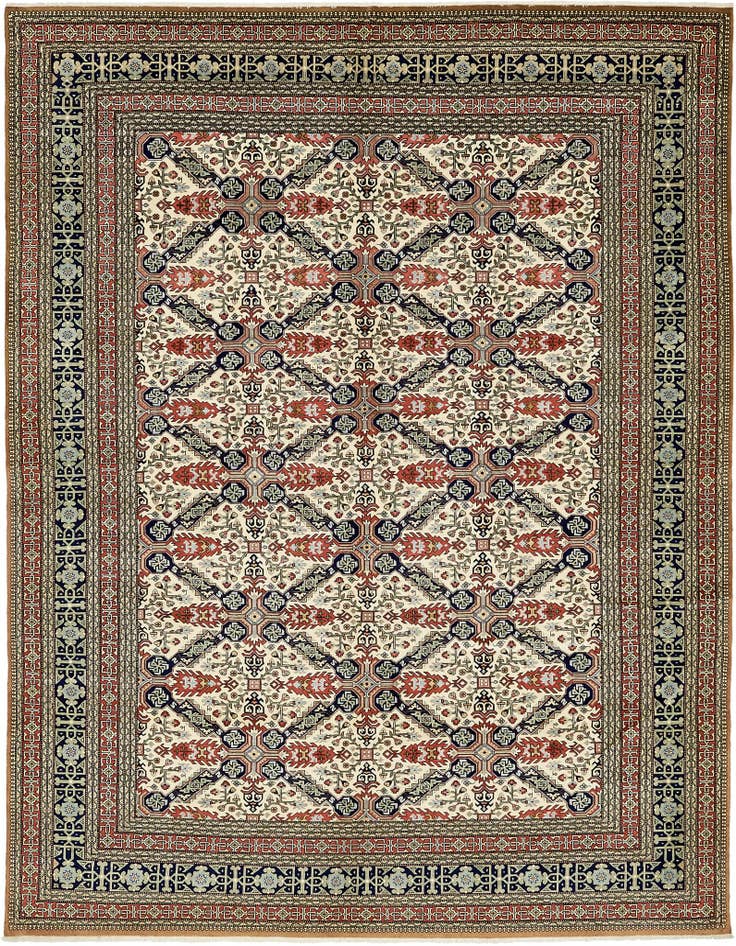 Detail image of 7' 8 x 9' 6 Hand Knotted Tabriz Persian Rug