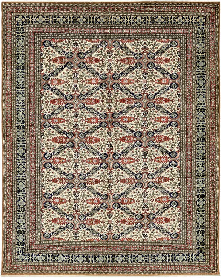 7' 8 x 9' 6 Hand Knotted Tabriz Persian Rug