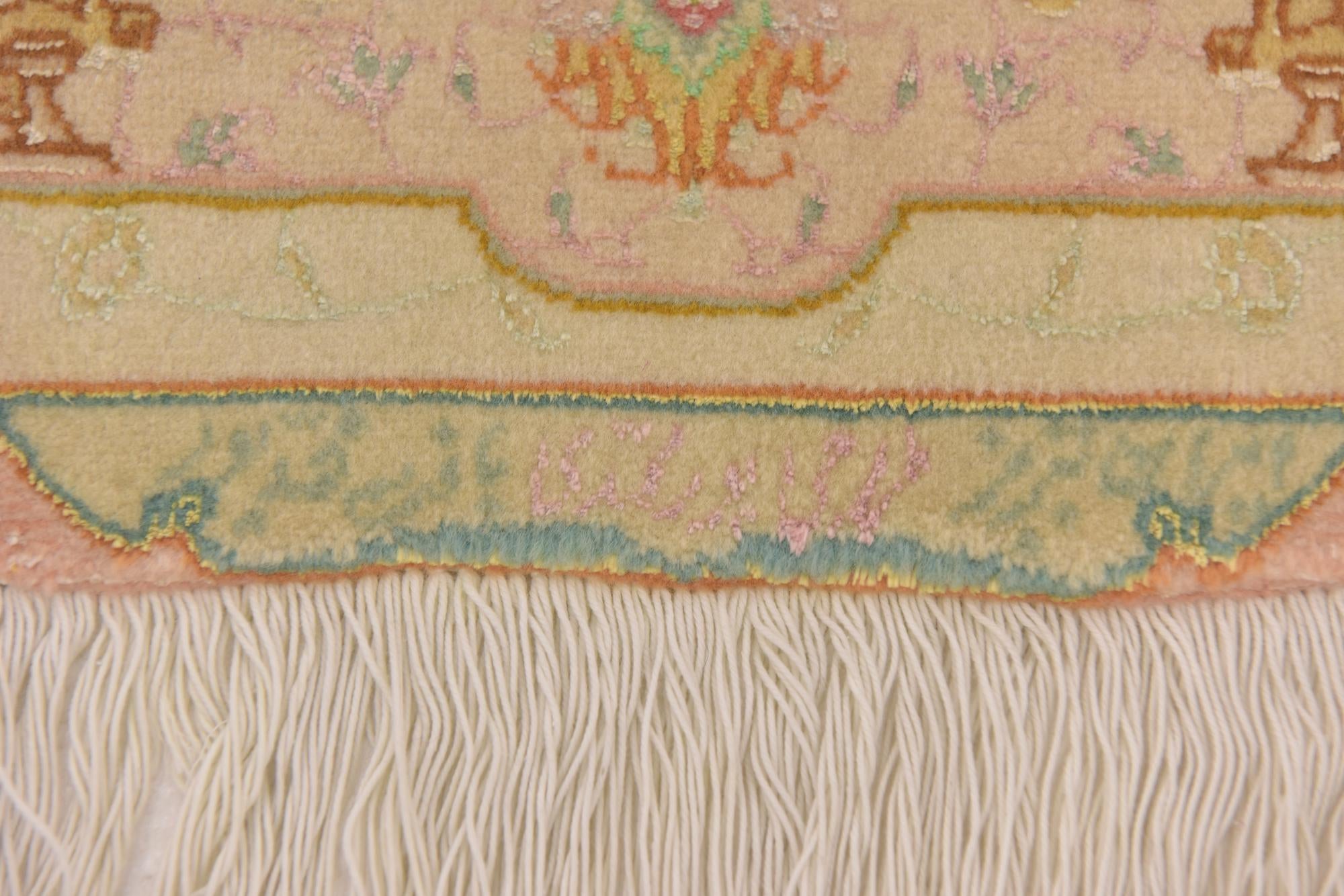 5' x 6' 7 Hand Knotted Tabriz Persian Rug