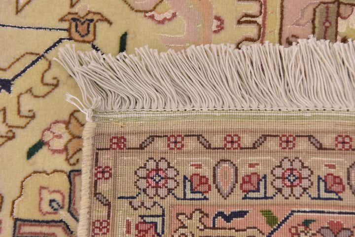 5' x 6' 8 Hand Knotted Tabriz Persian Rug