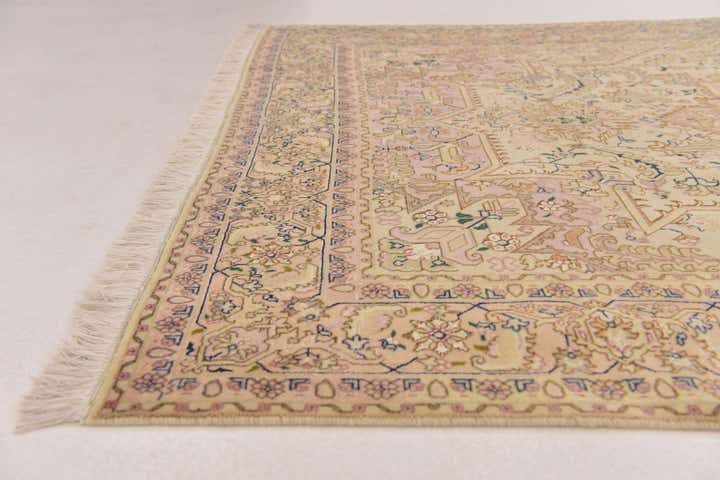 5' x 6' 8 Hand Knotted Tabriz Persian Rug