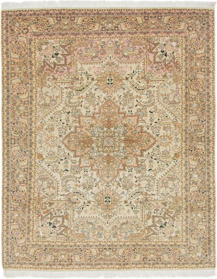 Detail image of 5' x 6' 8 Hand Knotted Tabriz Persian Rug