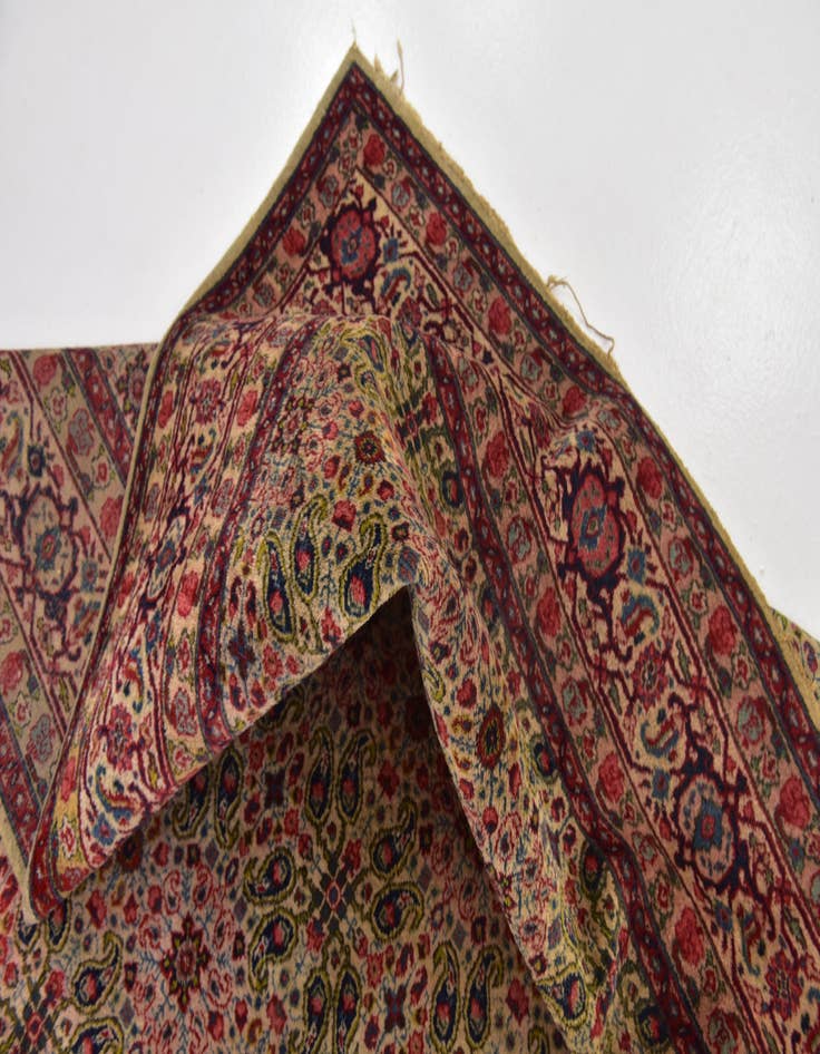 Detail image of 6' 8 x 9' 8 Hand Knotted Tabriz Persian Wool Rug