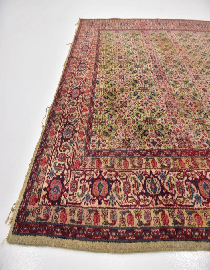 Detail image of 6' 8 x 9' 8 Hand Knotted Tabriz Persian Wool Rug