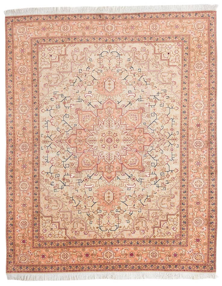 Detail image of 5' x 6' 6 Hand Knotted Tabriz Persian Rug