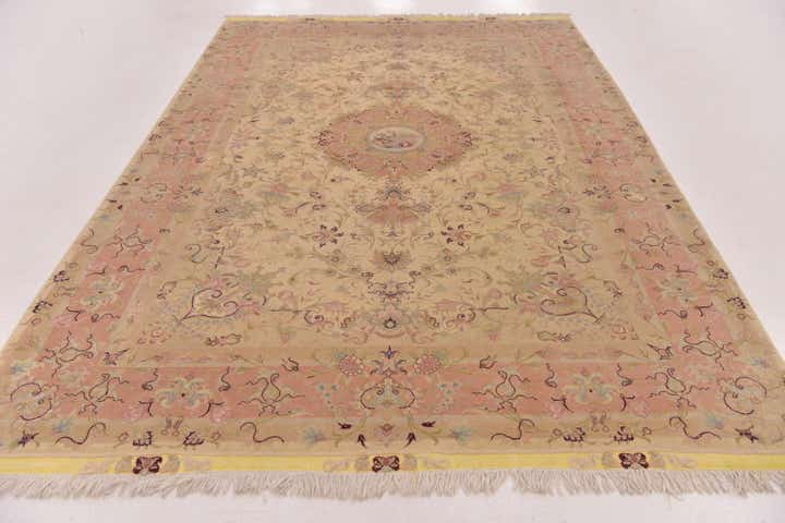 200cm x 305cm Handgeknoopt Tabriz Perzisch Vloerkleed