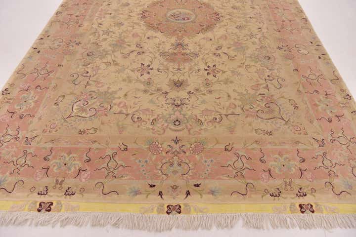 200cm x 305cm Handgeknoopt Tabriz Perzisch Vloerkleed