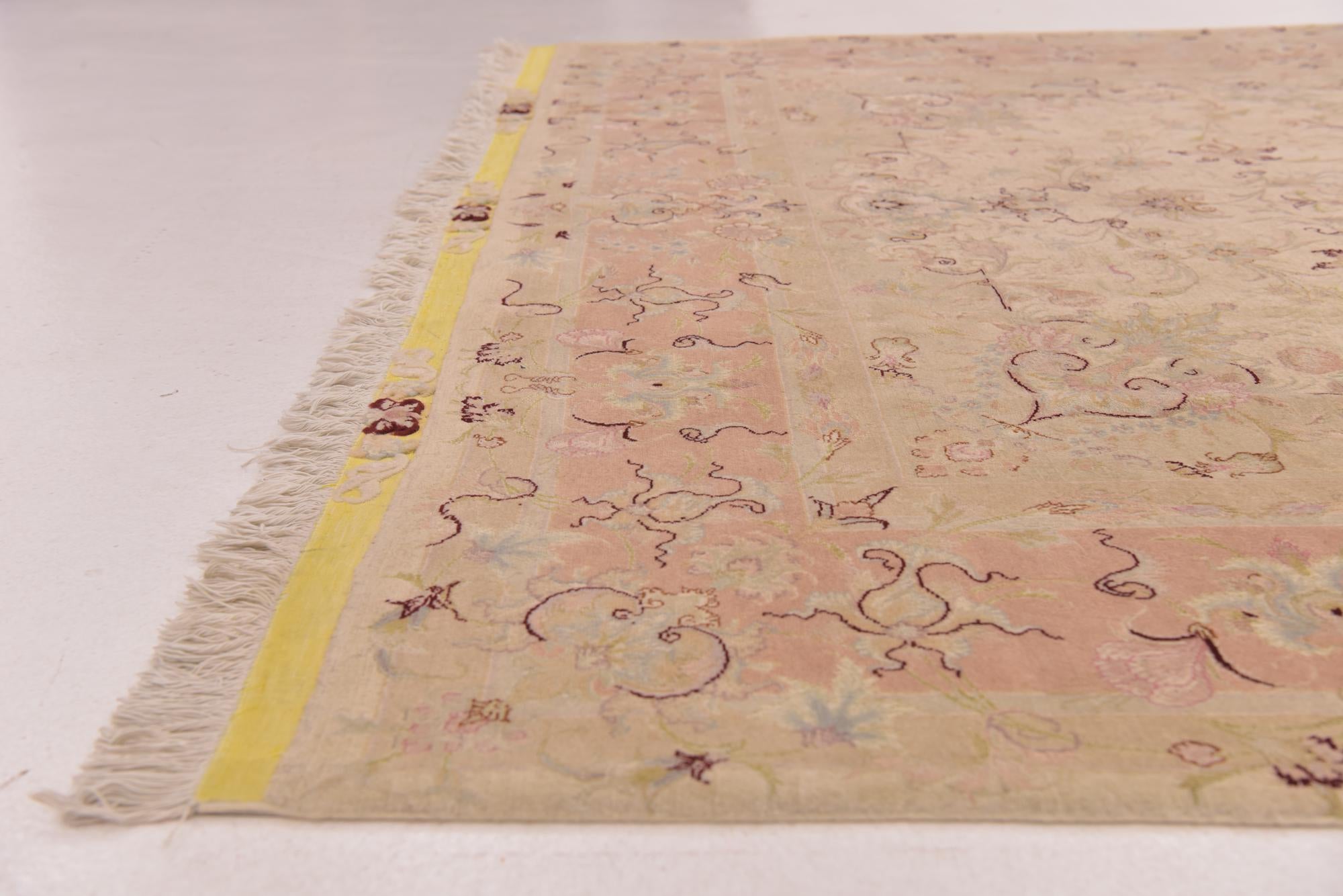 6' 6 x 10' Hand Knotted Tabriz Persian Rug