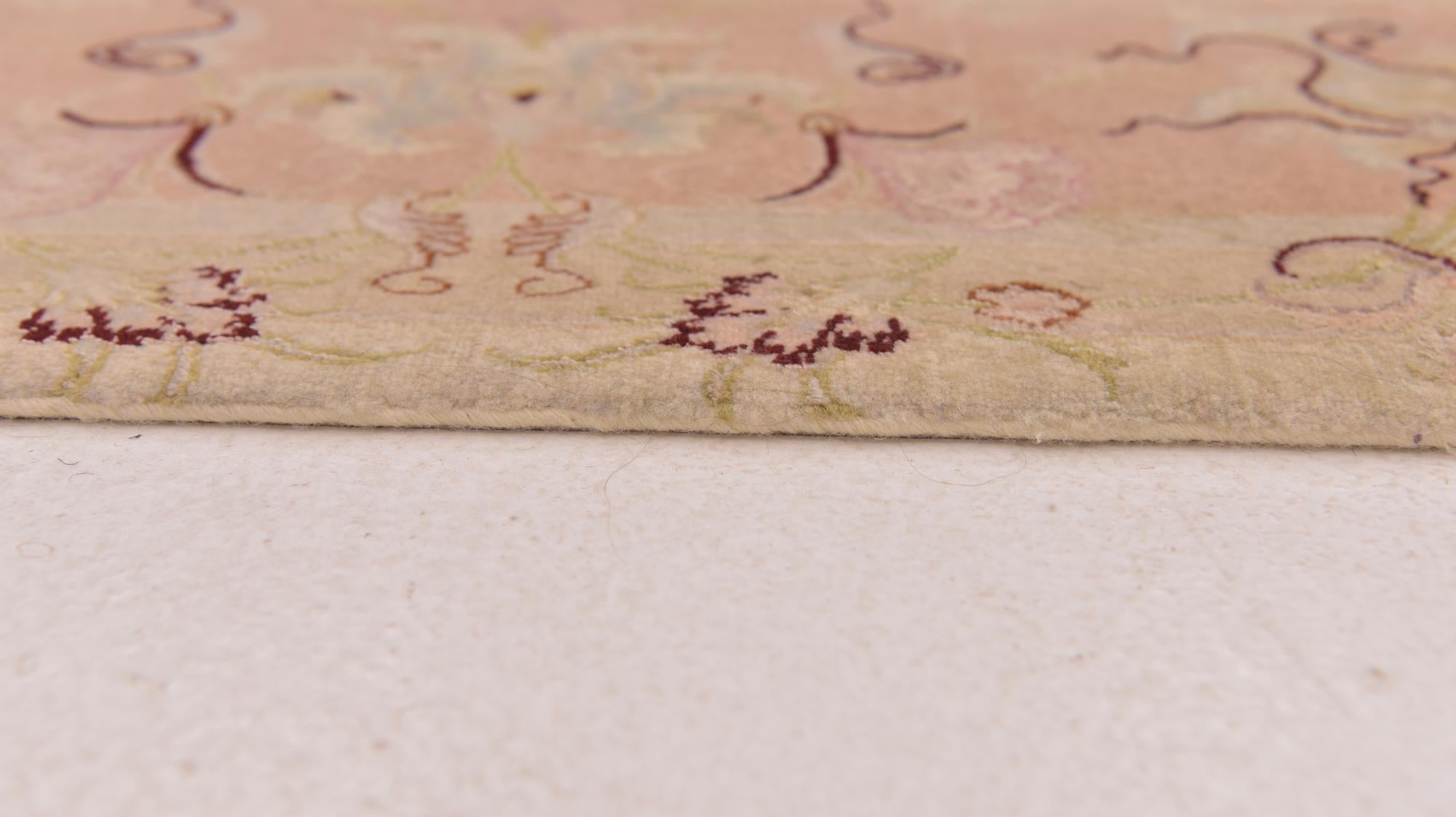 6' 6 x 10' Hand Knotted Tabriz Persian Rug