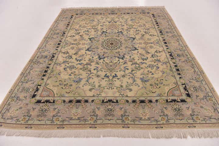 6' 8 x 8' 6 Hand Knotted Tabriz Persian Rug