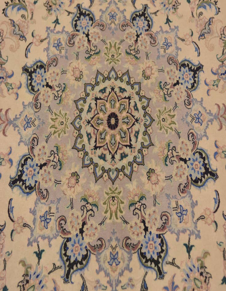 Detail image of 6' 8 x 8' 6 Hand Knotted Tabriz Persian Rug
