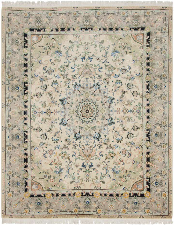 6' 8 x 8' 6 Hand Knotted Tabriz Persian Rug