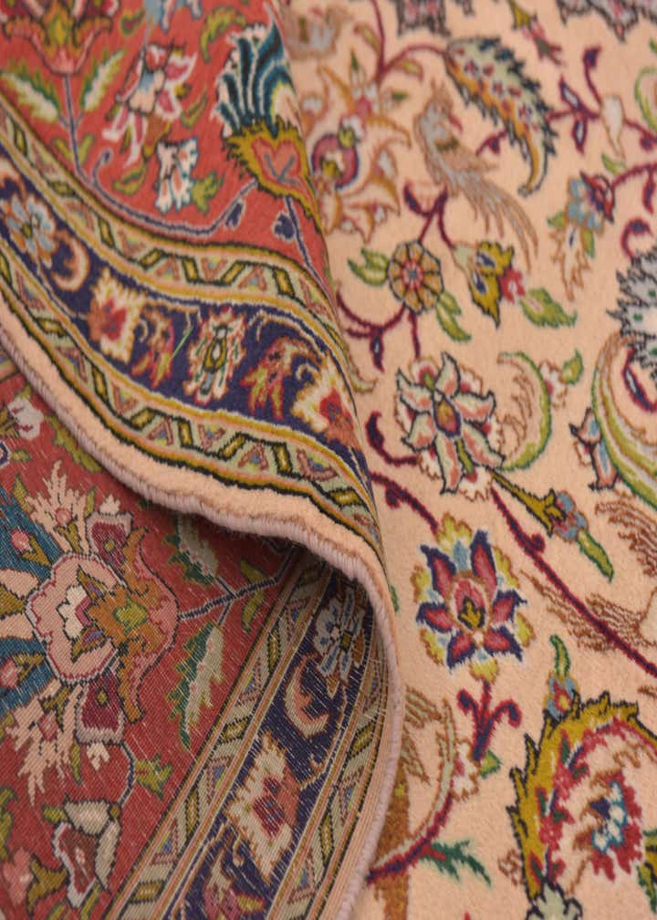 8' x 11' 4 Hand Knotted Tabriz Persian Wool Rug