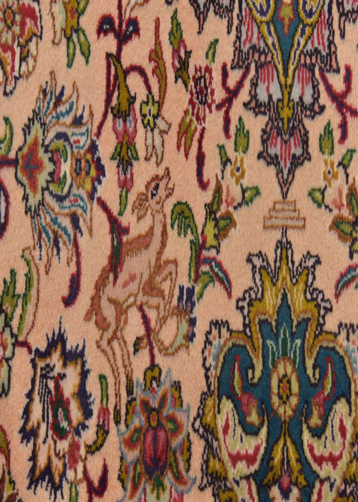8' x 11' 4 Hand Knotted Tabriz Persian Wool Rug