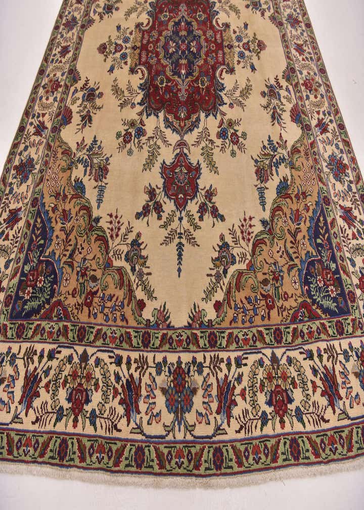 8' 2 x 11' 4 Hand Knotted Tabriz Persian Wool Rug