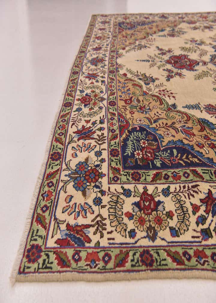 8' 2 x 11' 4 Hand Knotted Tabriz Persian Wool Rug
