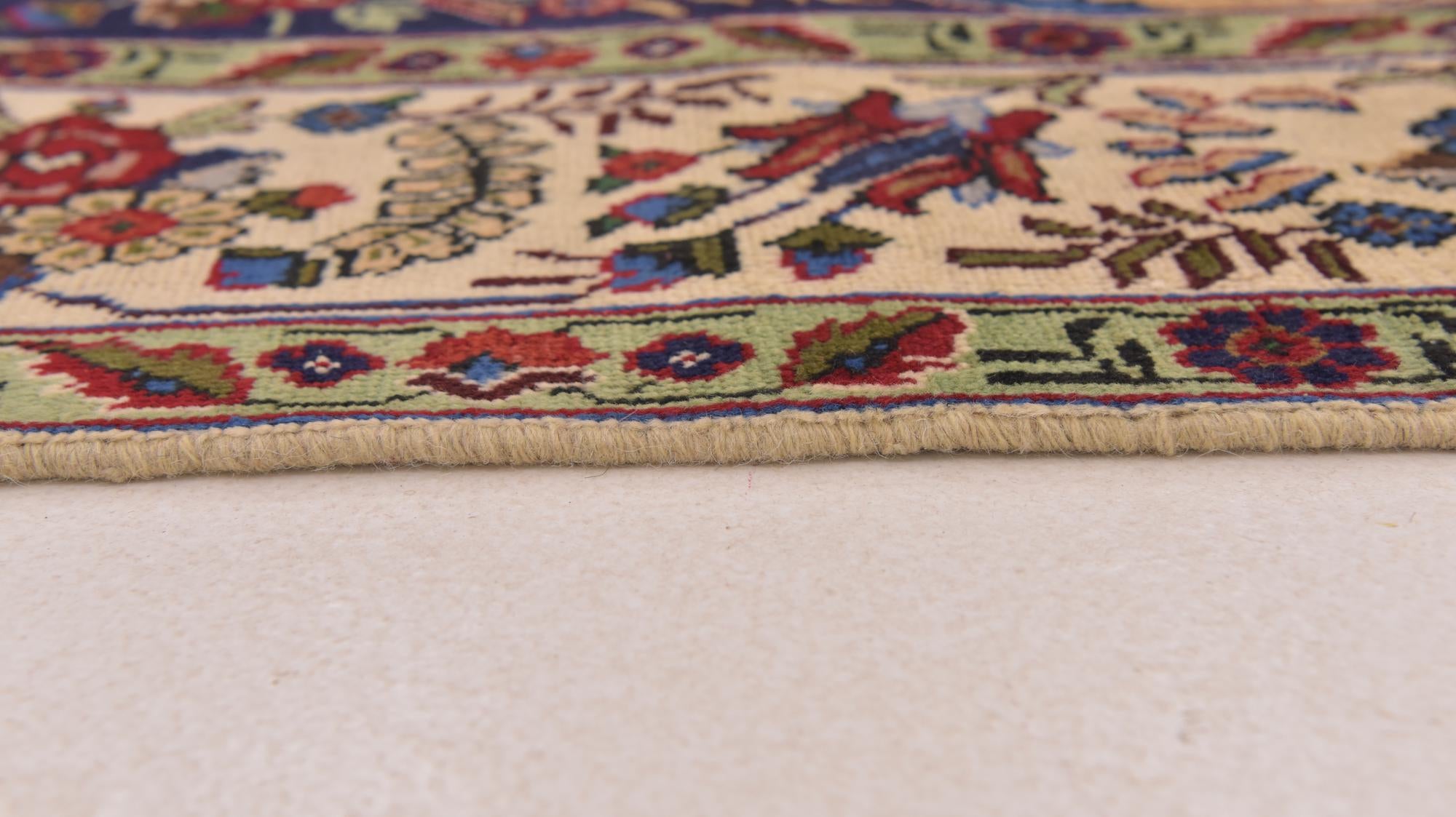 8' 2 x 11' 4 Hand Knotted Tabriz Persian Wool Rug
