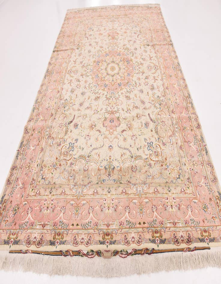 Detail image of 8' 2 x 12' Hand Knotted Tabriz Persian Rug