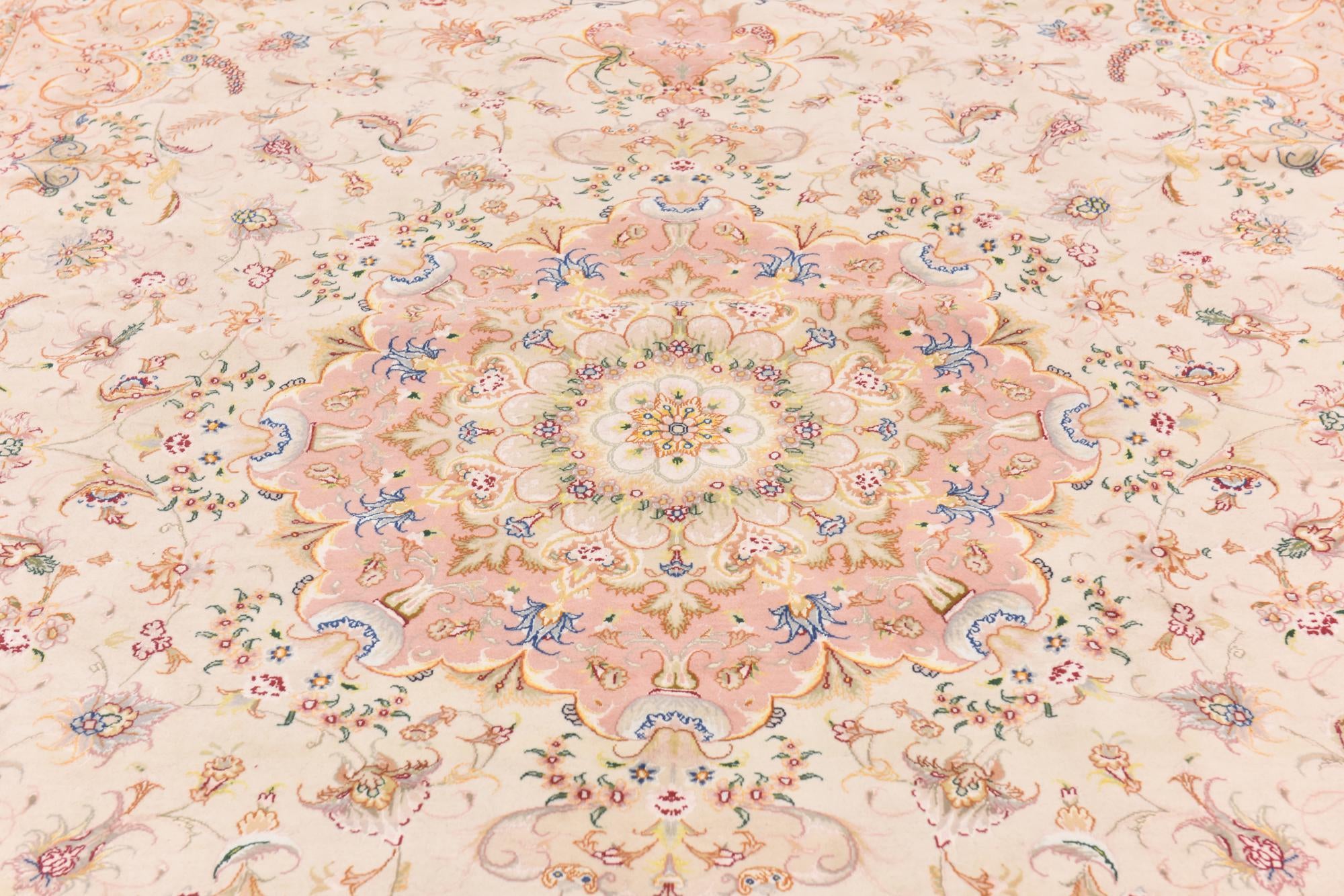 8' 2 x 12' Hand Knotted Tabriz Persian Rug