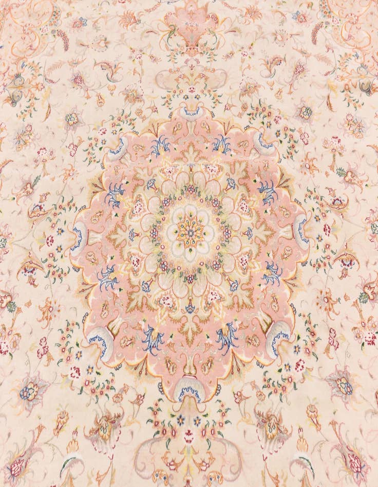 Detail image of 8' 2 x 12' Hand Knotted Tabriz Persian Rug