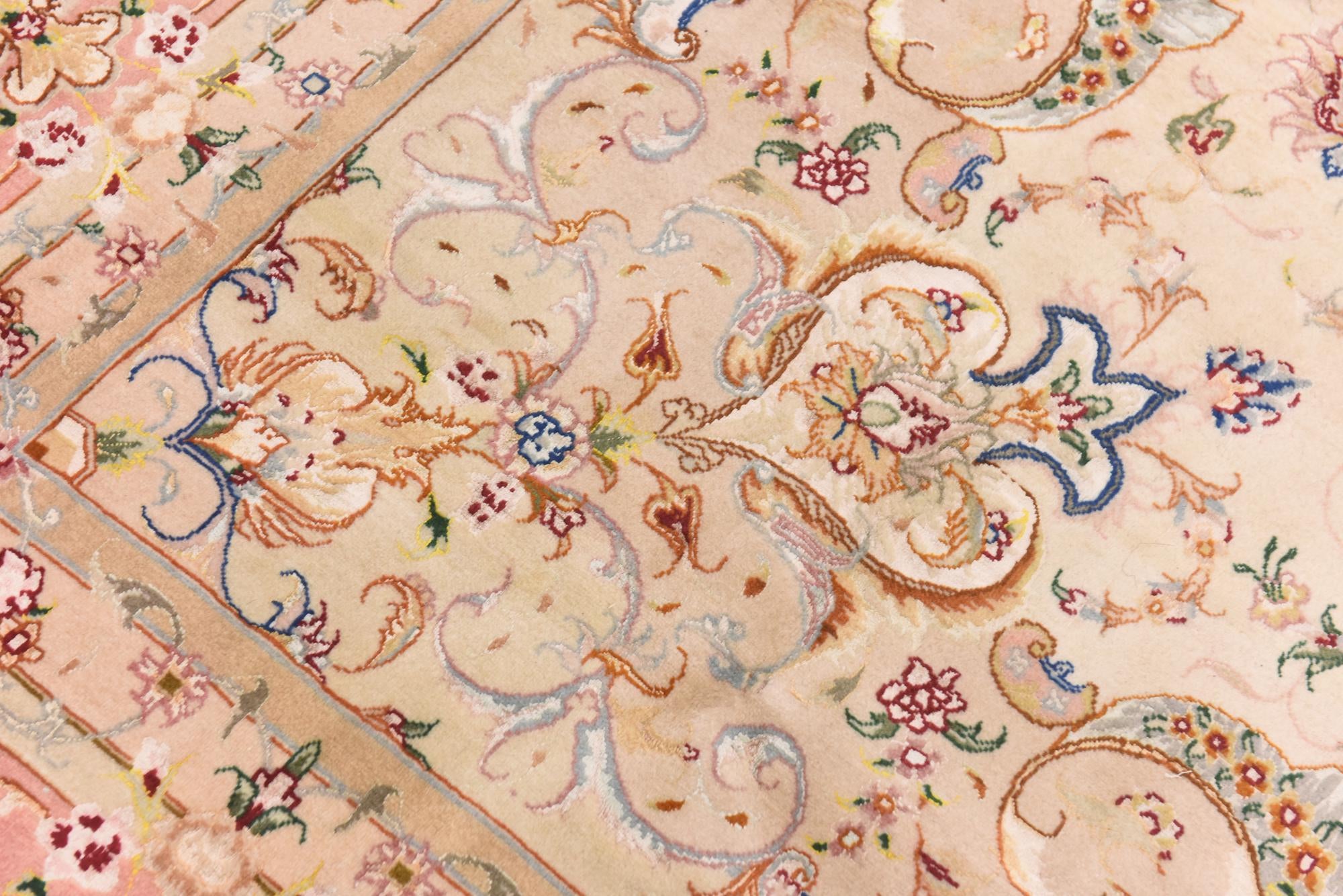 8' 2 x 12' Hand Knotted Tabriz Persian Rug