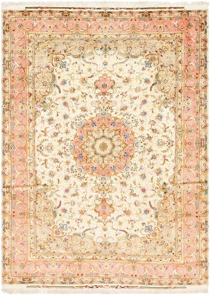 8' 2 x 12' Hand Knotted Tabriz Persian Rug