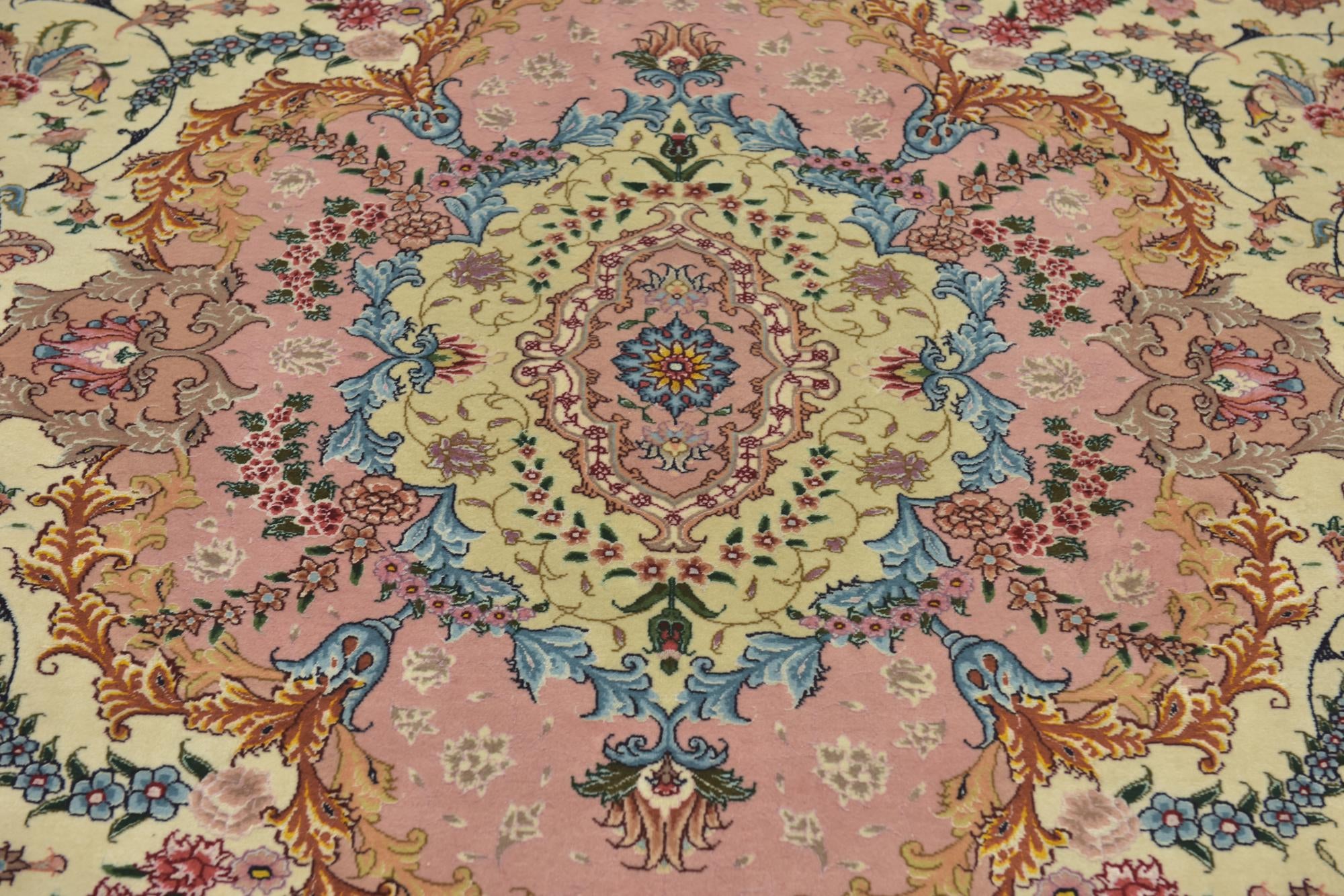 9' 10 x 13' Hand Knotted Tabriz Persian Rug