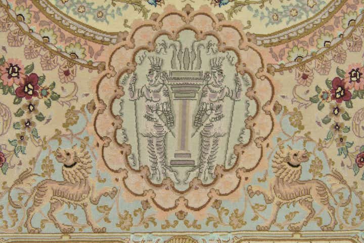 13' x 20' 7 Hand Knotted Tabriz Persian Rug