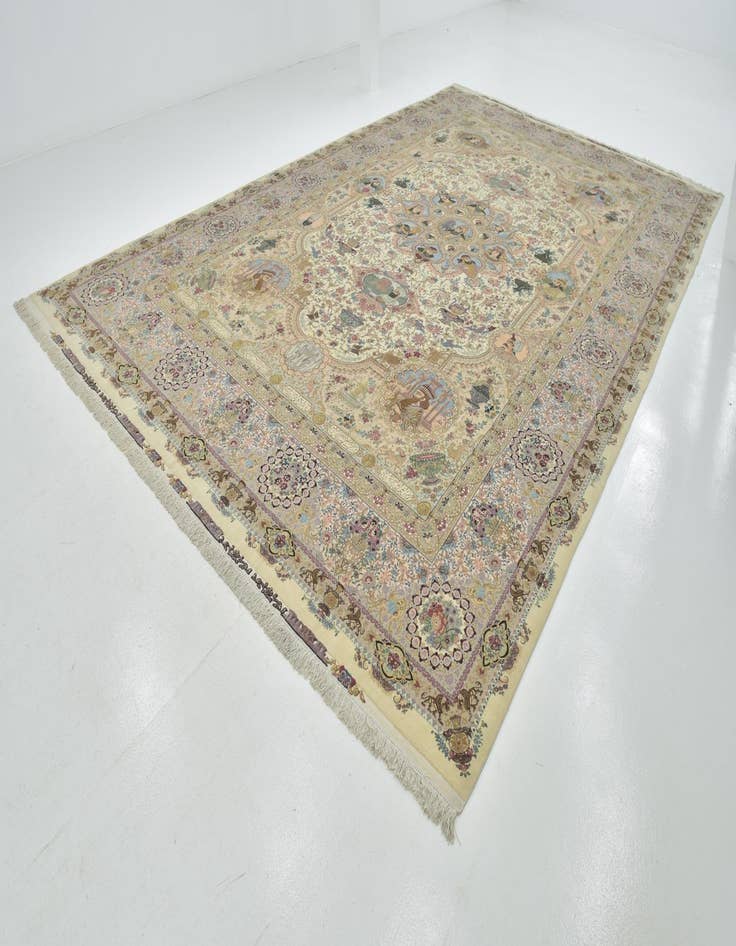 Detail image of 13' x 20' 7 Hand Knotted Tabriz Persian Rug
