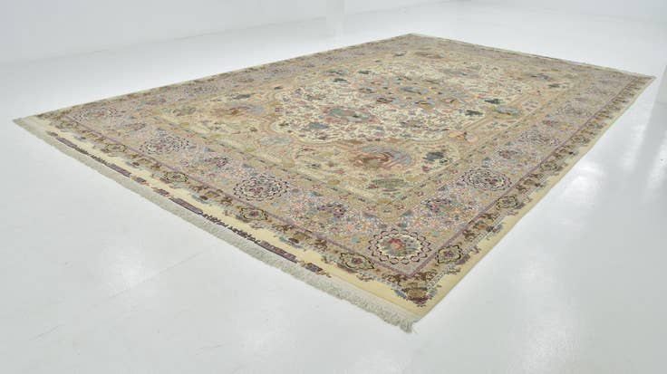 Detail image of 13' x 20' 7 Hand Knotted Tabriz Persian Rug