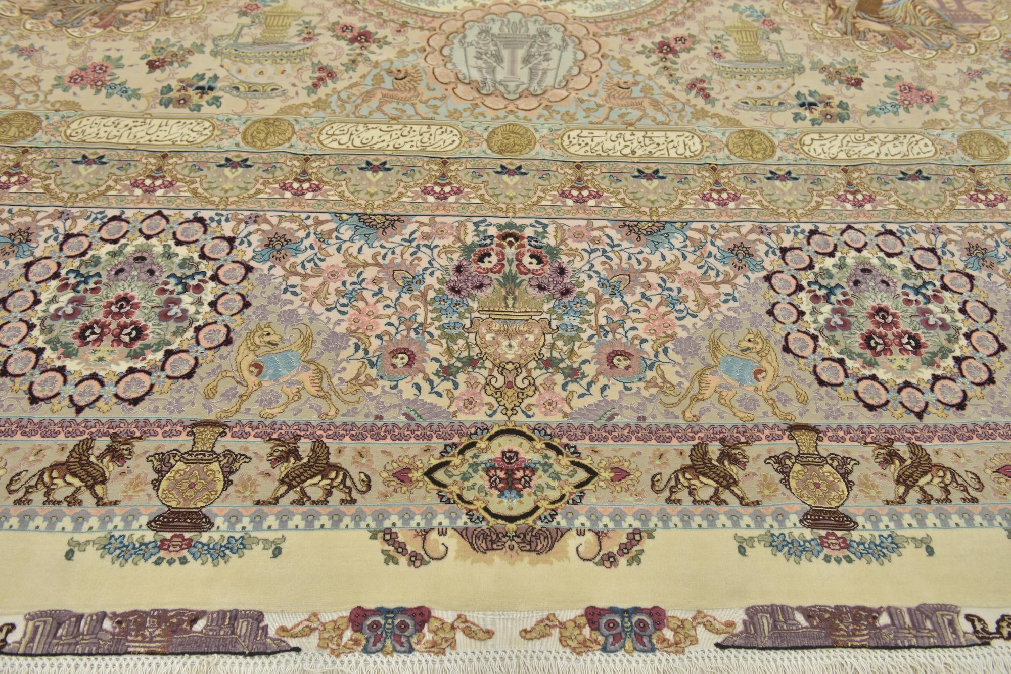 13' x 20' 7 Hand Knotted Tabriz Persian Rug