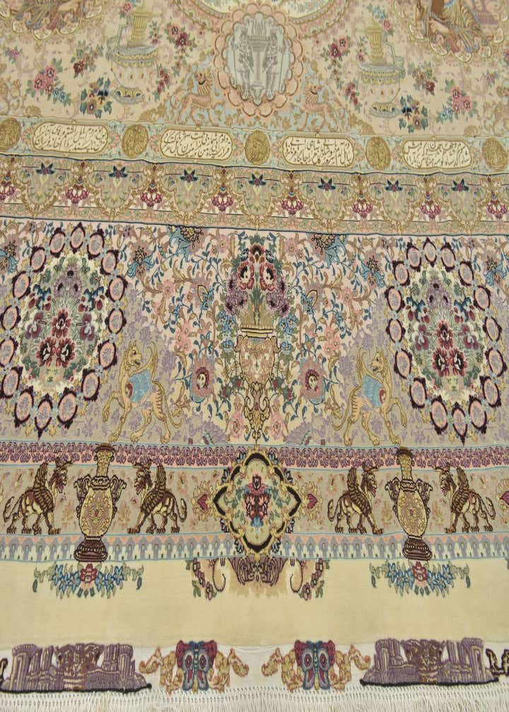 13' x 20' 7 Hand Knotted Tabriz Persian Rug