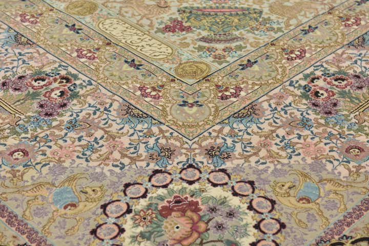 13' x 20' 7 Hand Knotted Tabriz Persian Rug