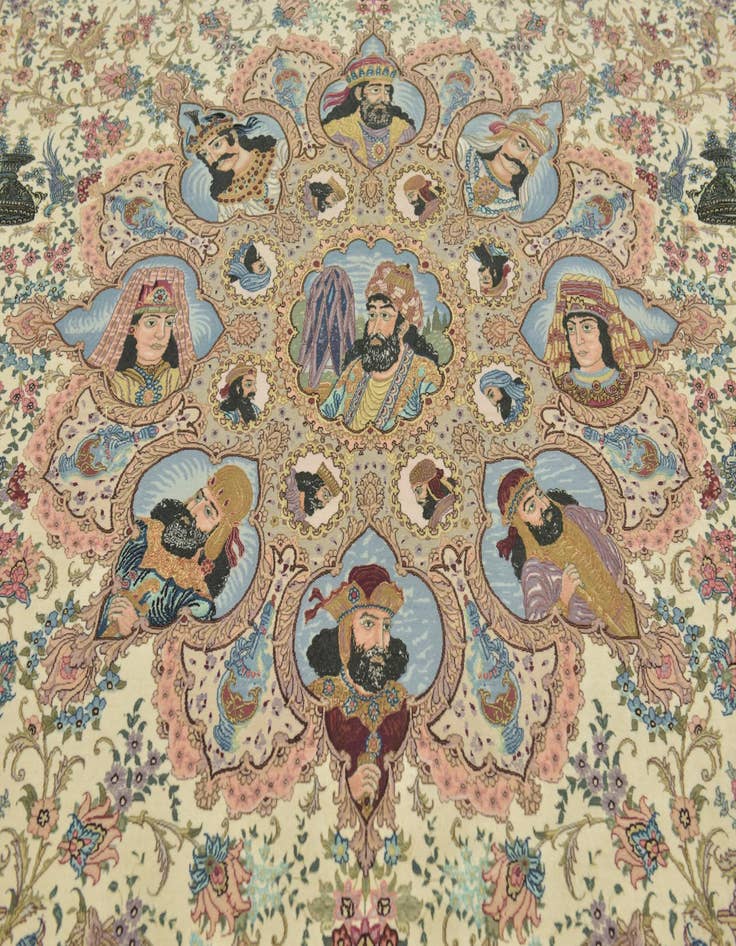Detail image of 13' x 20' 7 Hand Knotted Tabriz Persian Rug