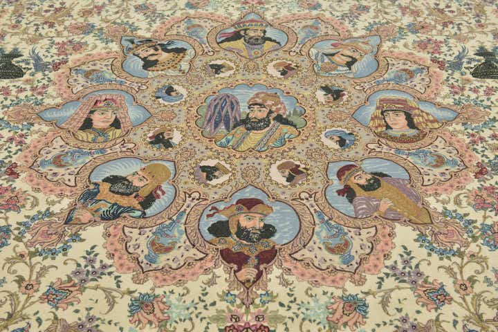 13' x 20' 7 Hand Knotted Tabriz Persian Rug